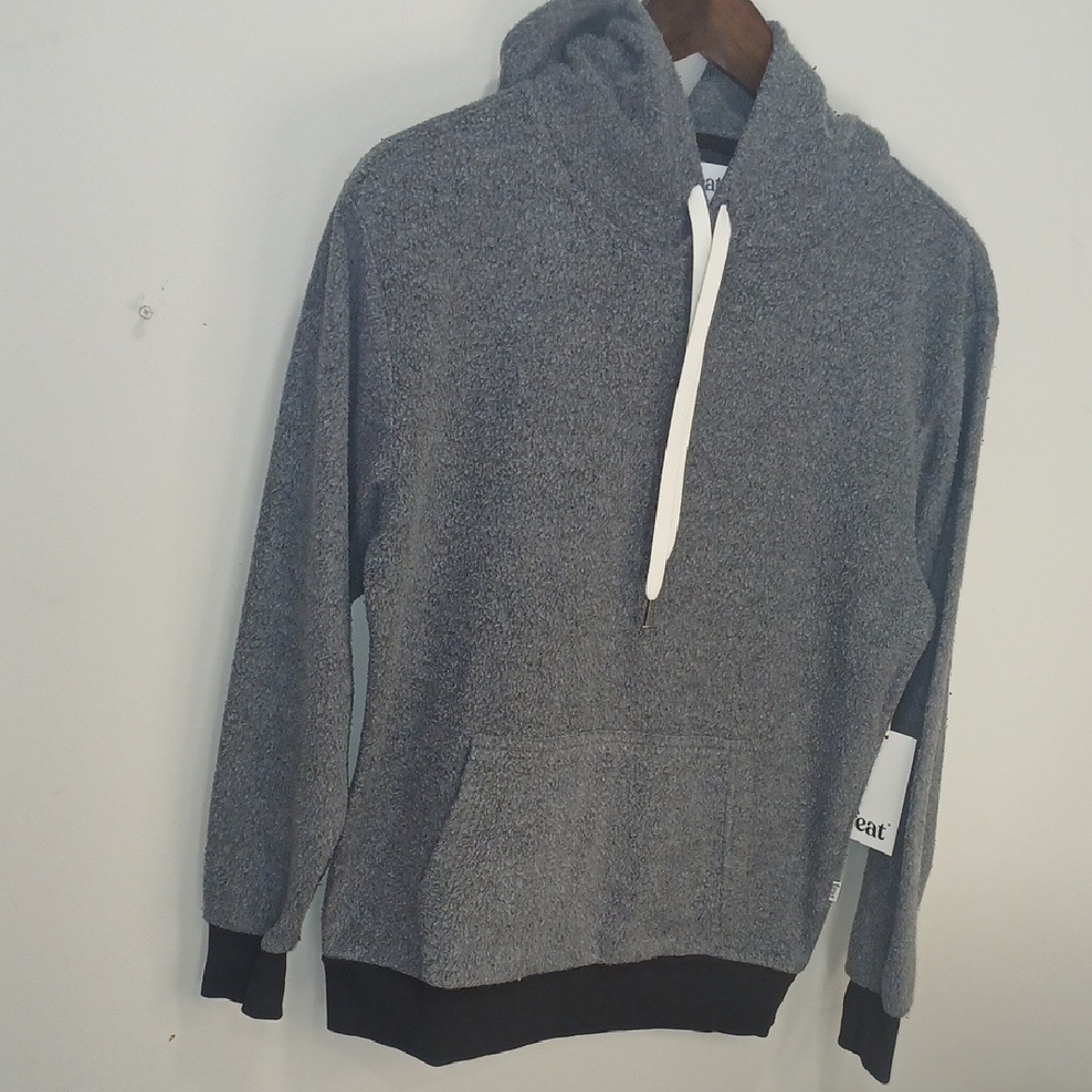Feat Gray Hooded Men's Sweater